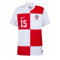 Muški Nogometni Dres Hrvatska Mario Pasalic #15 Domaci EP 2024 Kratak Rukav